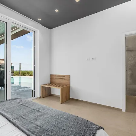 بيت للعطل Exquisite Mit Panoramablick Aufs Meer, Salzwasserpool Mit Gegenstromanlage, Bbq بوريتش